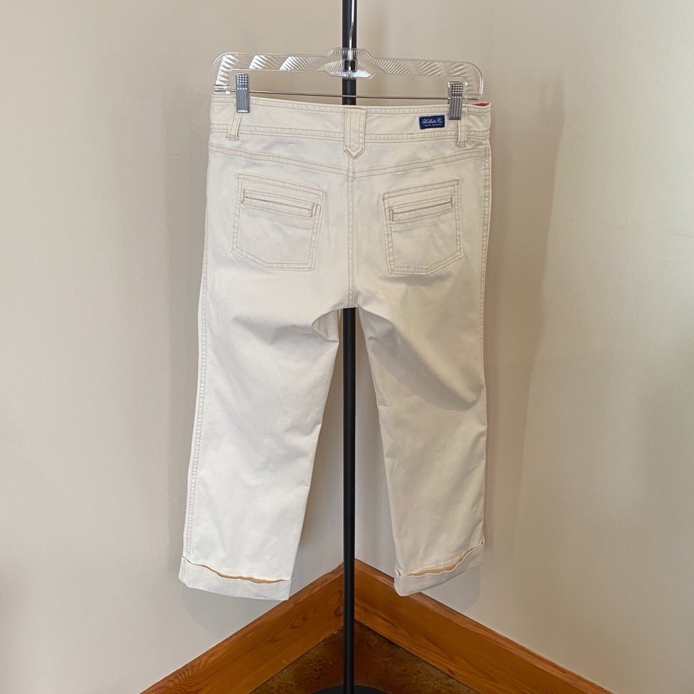 Hollister Wide-leg Cuffed Capris Off-white 5 - Picture 3 of 11